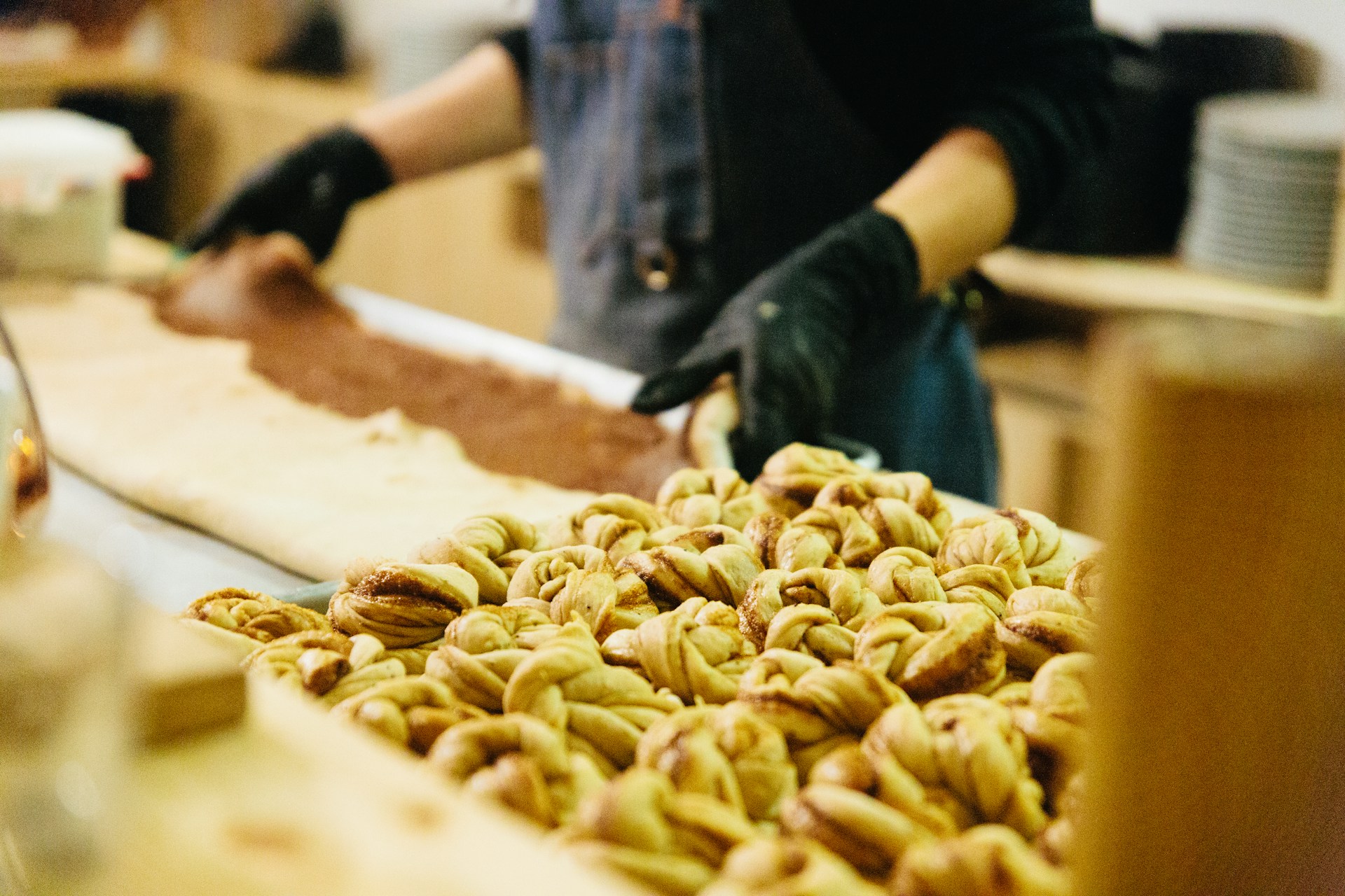 Wholesale order production for a growing bakery stays organized.